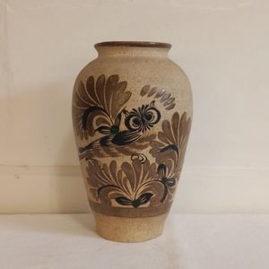 Tonala Pottery Owl Vase